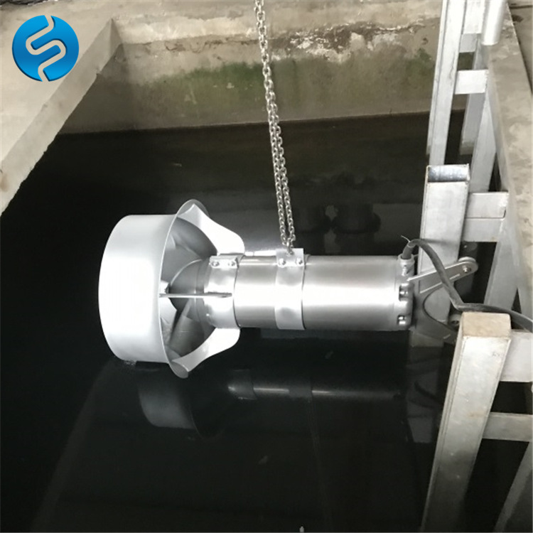 Heavy Metal Sludge Pool High Speed Diving Mixer Good Oxygen Pool Diving Mixer Adjustable Pool Diving Mixer
