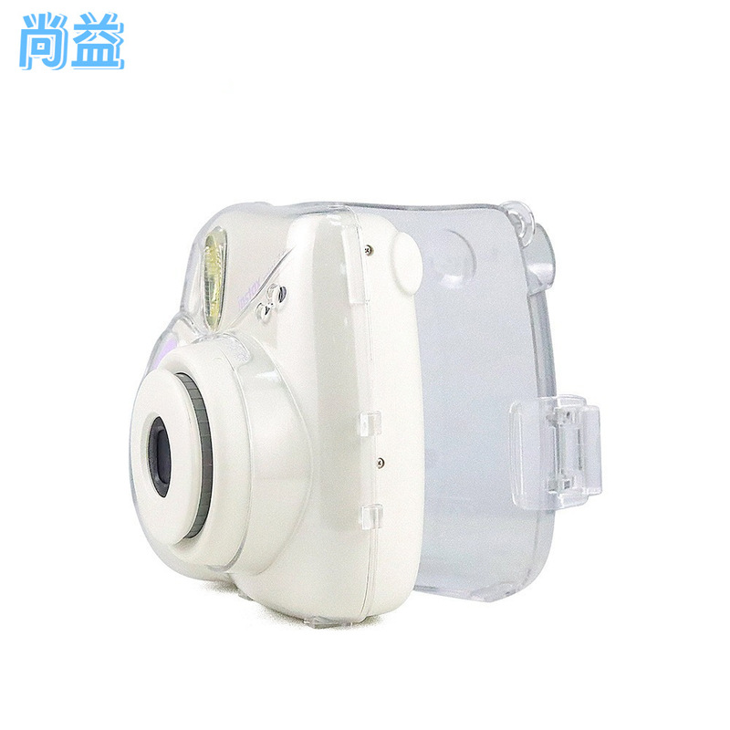 Suitable for Instax Mini 7+ Camera Crystal Shell Transparent Mini Camera Storage Protective Case Protective Cover Cordless