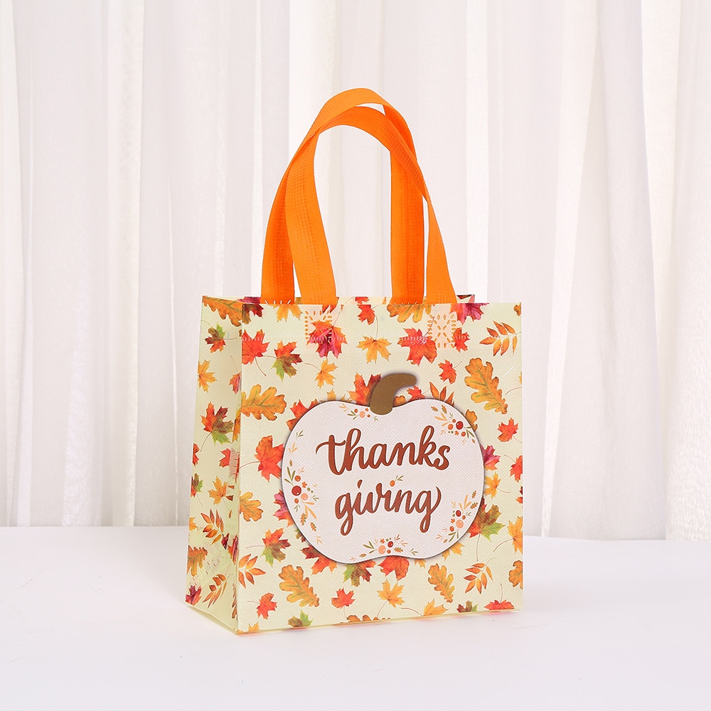 Bolsas de tela no tejida de venta transfronteriza caliente serie de regalos de Acción de Gracias bolsa de regalo de cumpleaños bolsa de embalaje bolsa impermeable bolsa al por mayor image 10