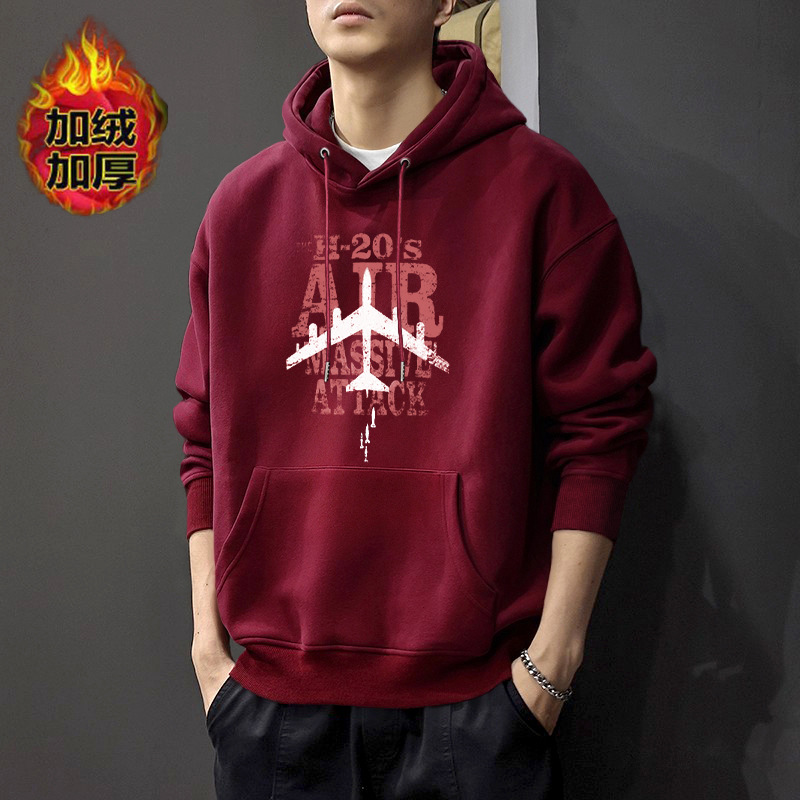 Peso pesado chaqueta con capuz marca de moda masculina primavera y otoño chaqueta con capuz chaqueta impresa suelta chaqueta de pareja chaqueta