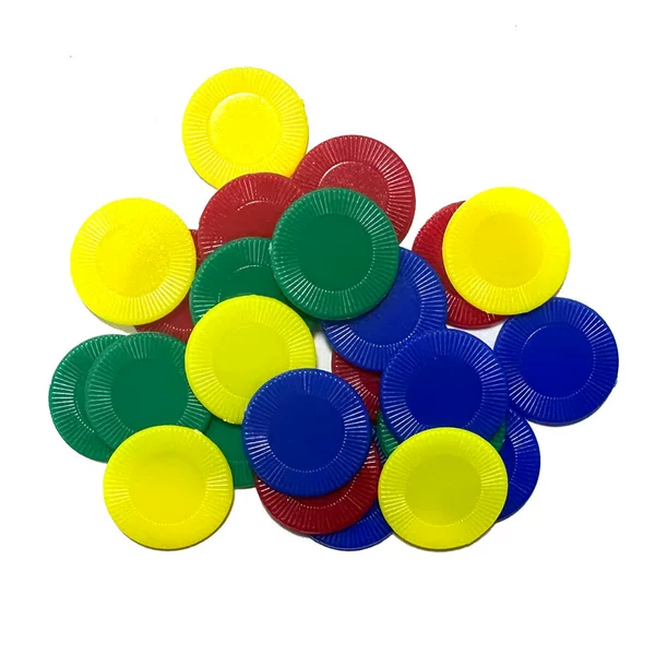 Colorful Sunflower Chips Props Mahjong Accessories Board Game Chips Card Game Coins Round Coins Points Coins Plastic