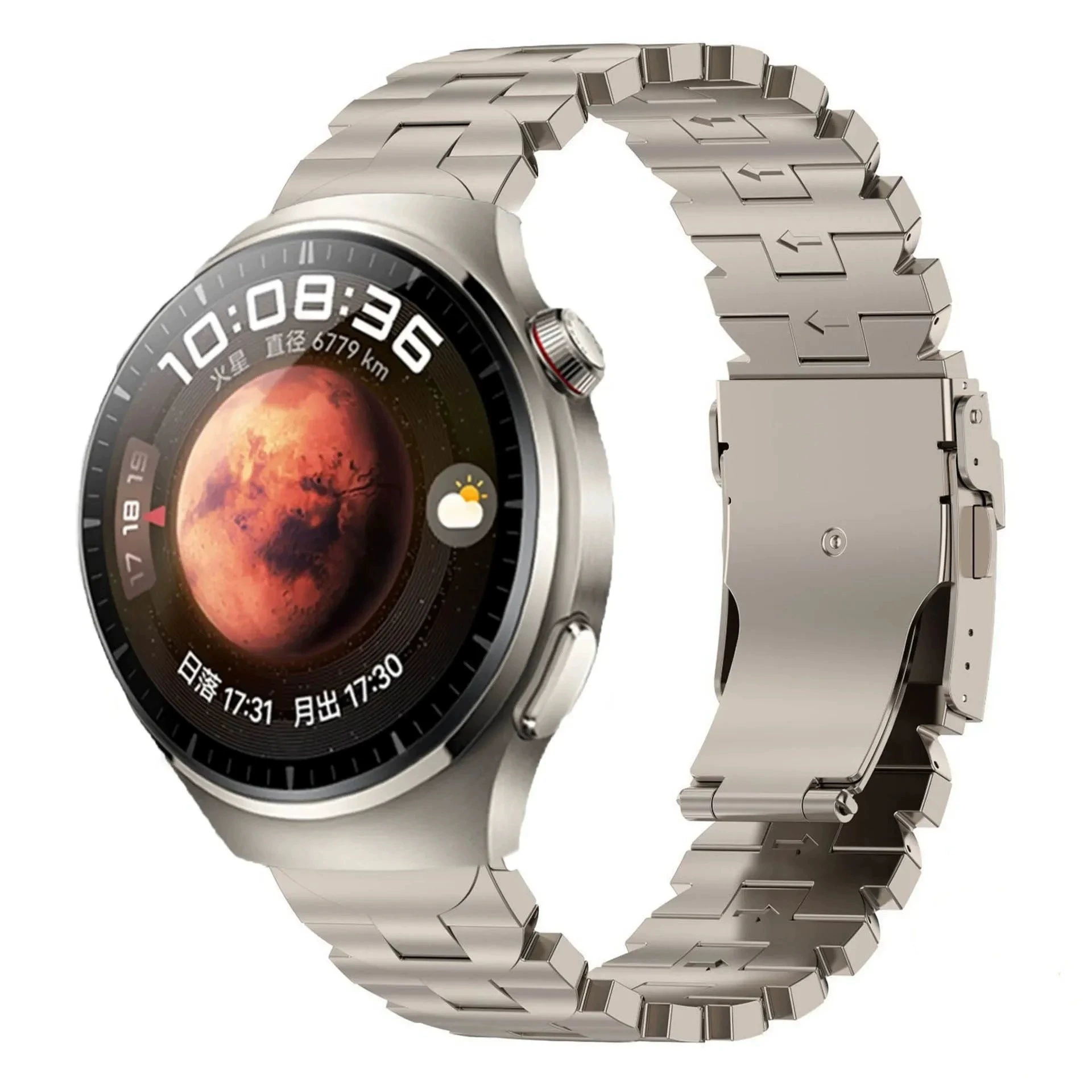 Подходящий ремешок для смарт-часов Huawei Watch4 Pro/GT4/GT2, ремешок из титана, ремешок GT3 Pro с бабочкой из титана сплав