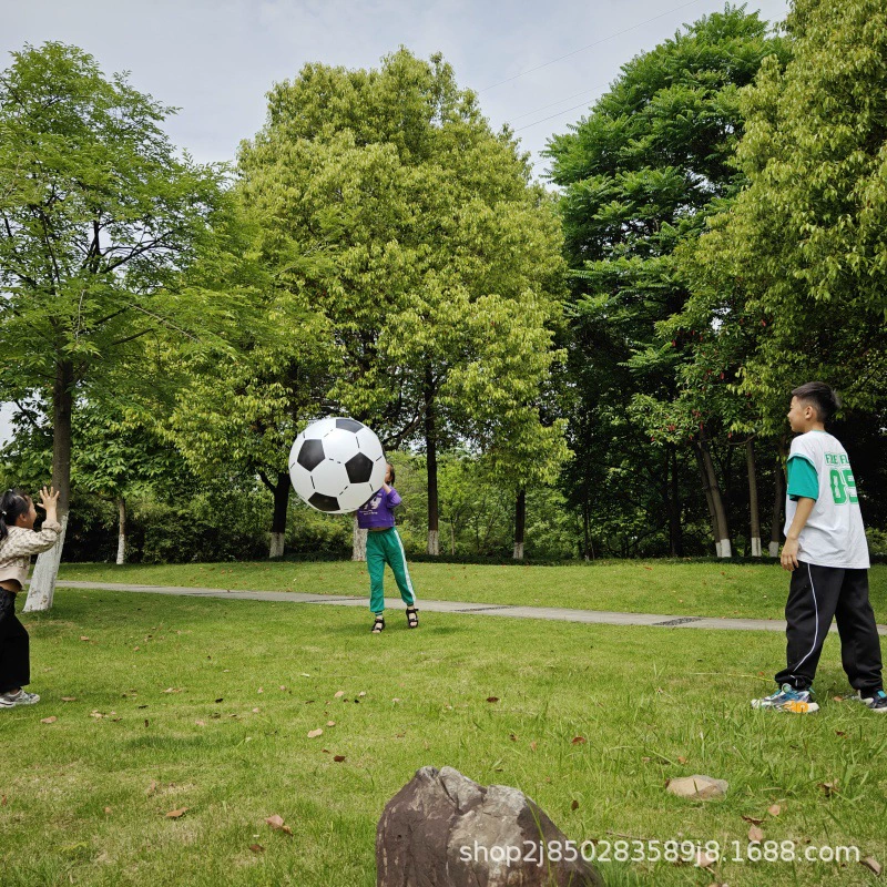 Надувной мяч Amazon Spot, ПВХ, надувной футбольный мяч, утолщенный, семейный развлекательный надувной пляжный мяч, большой цветной мяч, оптом