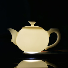 高檔羊脂玉素燒白瓷茶壺陶瓷壺功夫茶壺茶具泡茶壺單壺玉瓷禮盒裝