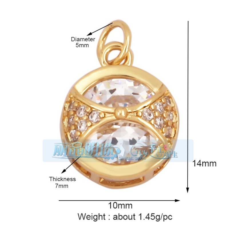 3g Weight Pendant Jewelry Making Type 16 * 21mm, 30*38mm, 31*38mm Jewelry Making Size Shell, Zircon Inlay Material DIY Jewelry Accessories Classification Hole 2~2.9mm, Hole 5~5.9mm Hole Size 1 Piece Quantity Copper Material Geometric Pattern Inlay Design Simple Style Style 1 Piece 16 * 21mm 30*38mm 31*38mm Hole 2~2.9mm Hole 5~5.9mm Copper Shell Zircon Geometric Pendant 34