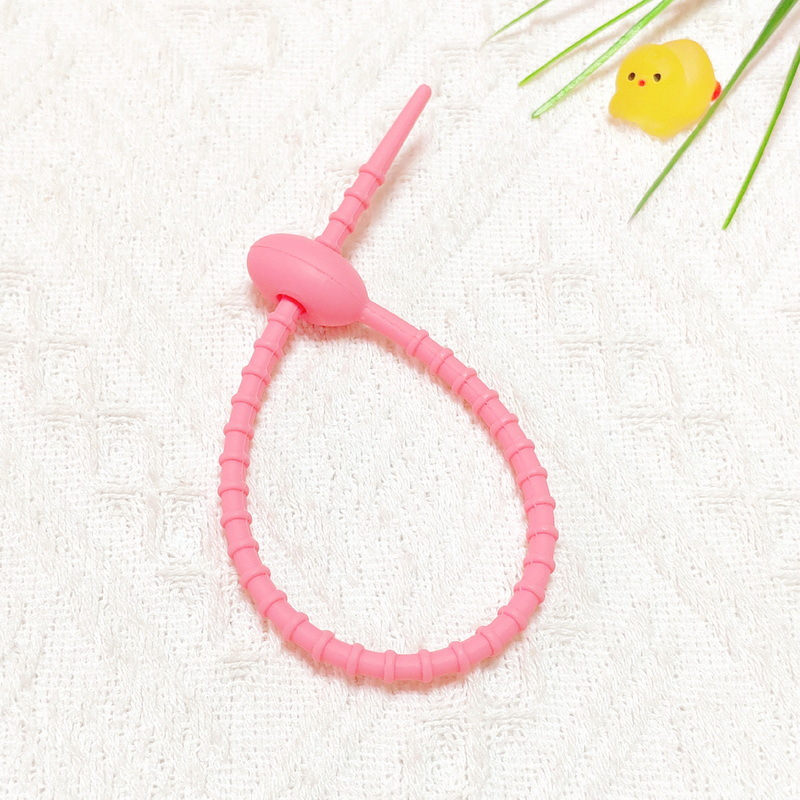 22CM 길이의 실리콘 넥타이, XQ9046-4 고기 가루