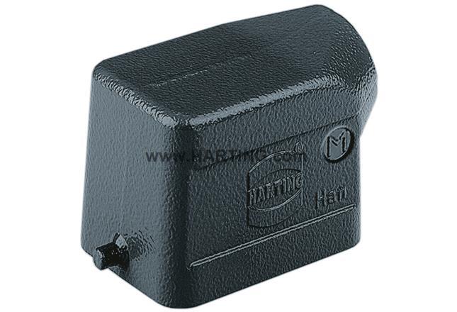 Harting 19370061540 重载 Han M Hood Side Entry LC 2 Pegs M20