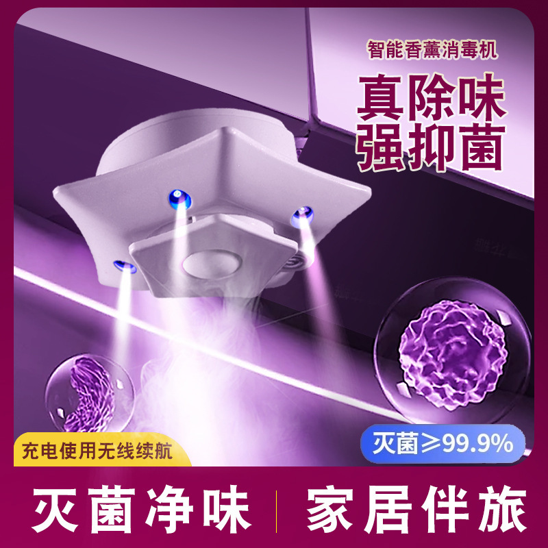 Cross-Border New Product Home Wardrobe Aromatherapy Disinfection Machine Automatic Fragrance Bedroom Hotel Bathroom Portable Aromatherapy Machine