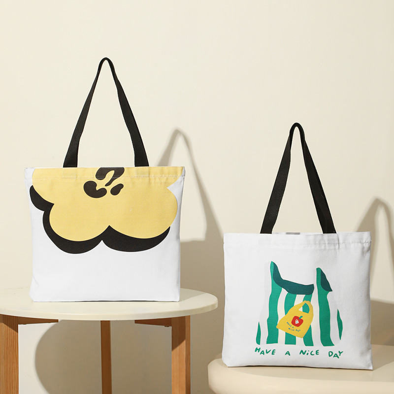 原创帆布包女手提袋单肩包帆布袋大容量潮流帆布包挎包手提包