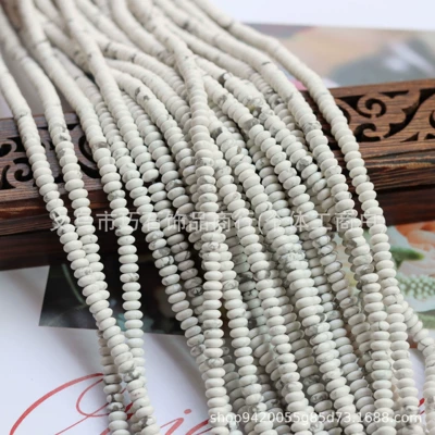 Zərgərlik ara hissələri: Powder Crystal Abacus Beads Picture - natural-white-pine-24mm