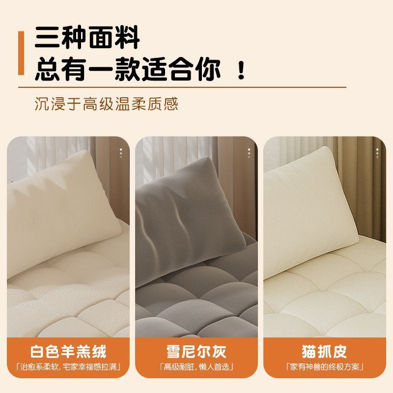 单双人沙发床可折叠一体两用2025新款小户型客厅多功能抽拉伸缩床|undefined