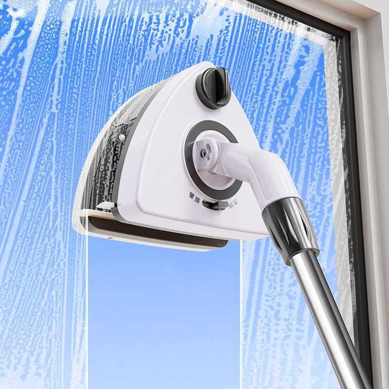 Glass Cleaning Household Window Cleaning Housekeeping Double-Sided Cleaning Tool Glass Scraper High-Rise Scrubbing
