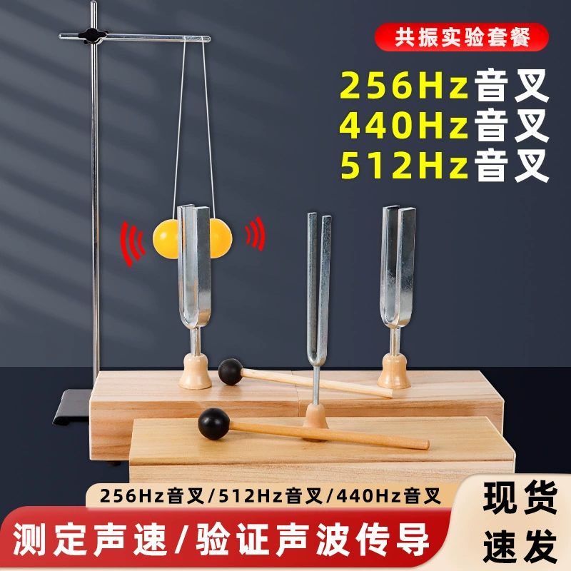 Учебная монета? Wait not. Let's craft translation: The phrase: "Teaching Yin fork 256/512/440Hz Herz resonance fork set Teaching aid sound hammer fork resonance box learning"