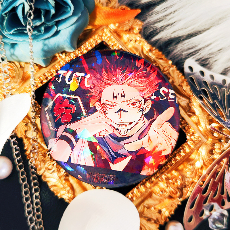 Jujutsu Kaisen, Baji, Gojou, Satoru, Kuro, Megumi, Maki, Ryoumen Sukuna, Kotori, Yuujin, Kotetsu Badge, Millet