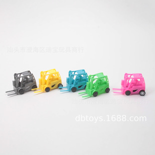 6.3cm Sliding Forklift 75mm Gashapon Toy Giveaway