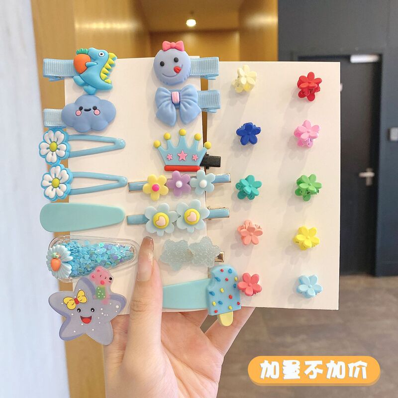夏季儿童毛绒发卡侧边夹小香风头饰女童不伤发高级感可爱发夹|undefined