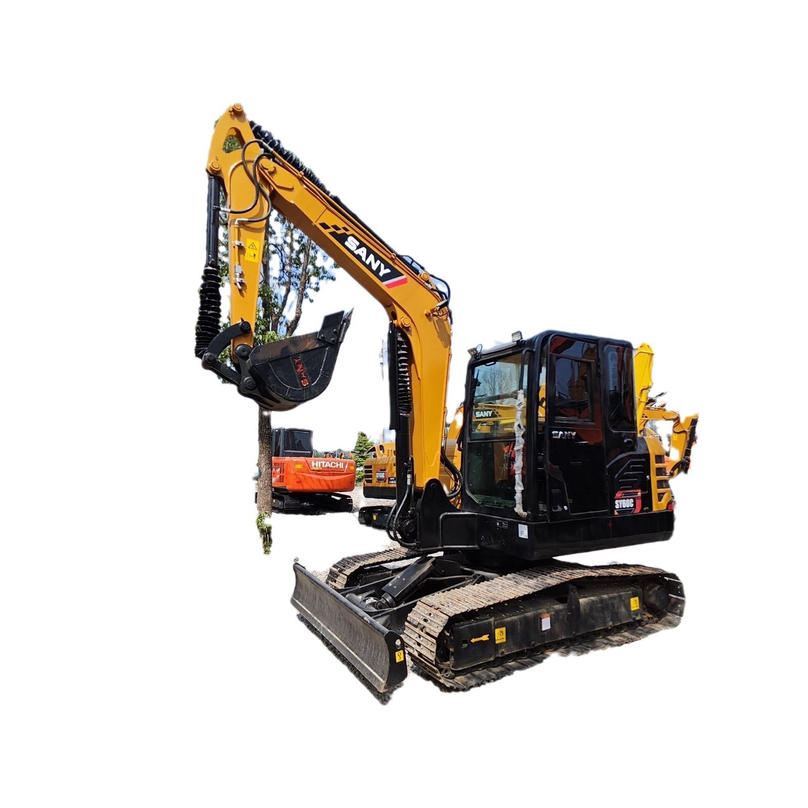 Excavadora de comercio exterior Sanysy60sy75sy95 SANY135sy155 gancho de excavadora de orugas image 6
