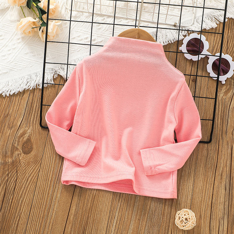 Multi-color High-necked Long-sleeved Baby Sweater Wholesale Nihaojewelry display picture 4