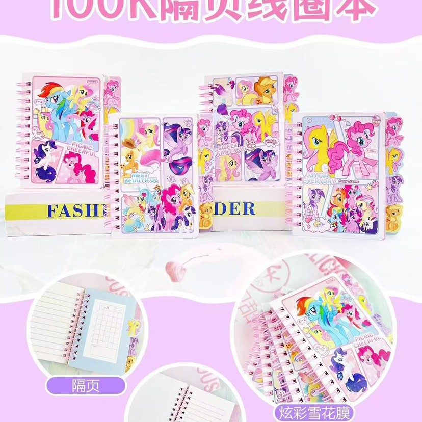 Cuaderno Espiral con Diseño de Mascota Adorable, Cuaderno Escolar Kuromi de Alta Calidad, Planificador Espiral con Hojas Intercaladas, Diario, Agenda.