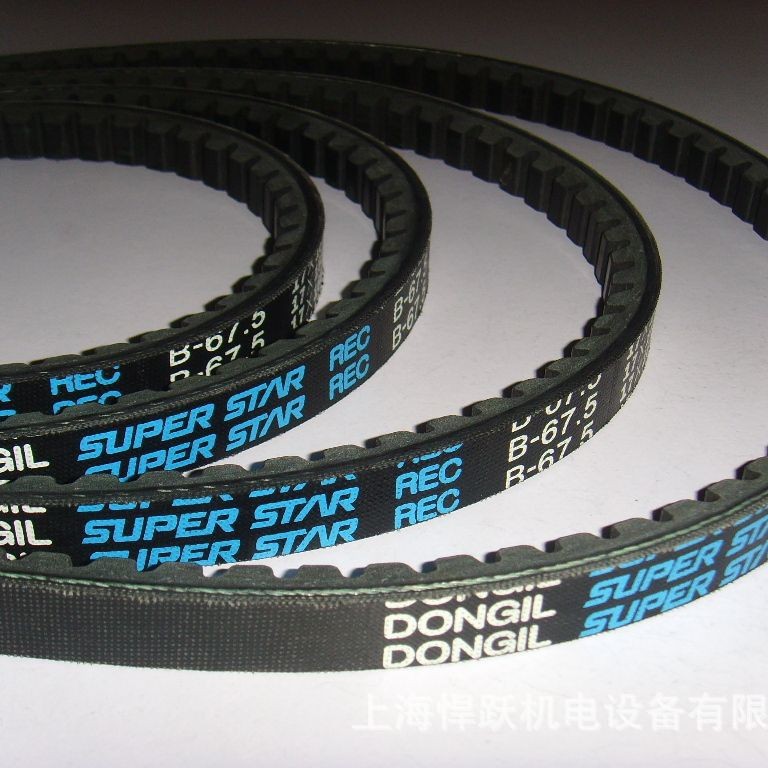 厂家供应输送机滚筒皮带REC B67.5/17*1685Li带齿耐高温三角带