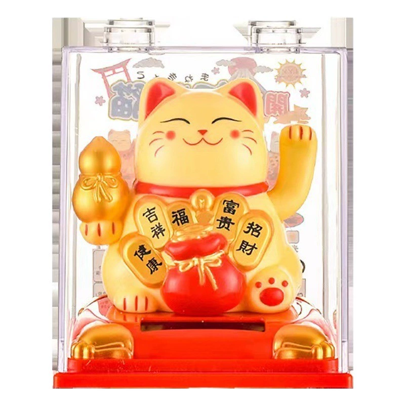 Солнечная энергия Новые тыквы качели Lucky Cat автомобильные аксессуары офисная настольная мебель гостиная открытие магазина творчество
