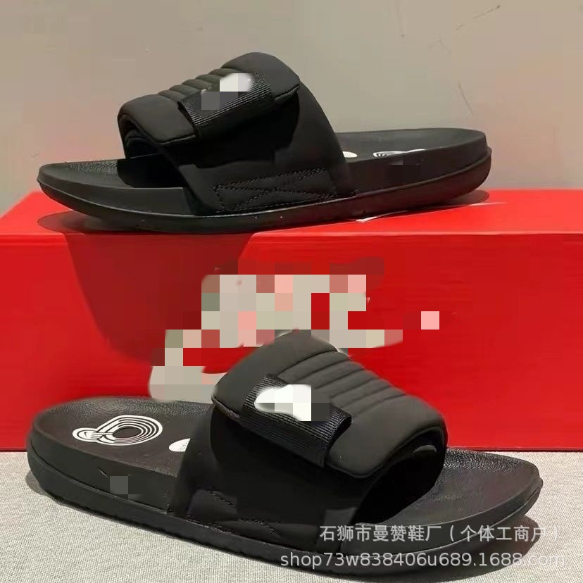 Chanclas versión de veneno deportivo transpirable original puro con el mismo estilo de zapatillas ajustables con velcro Putian pan pedido zapatillas casuales