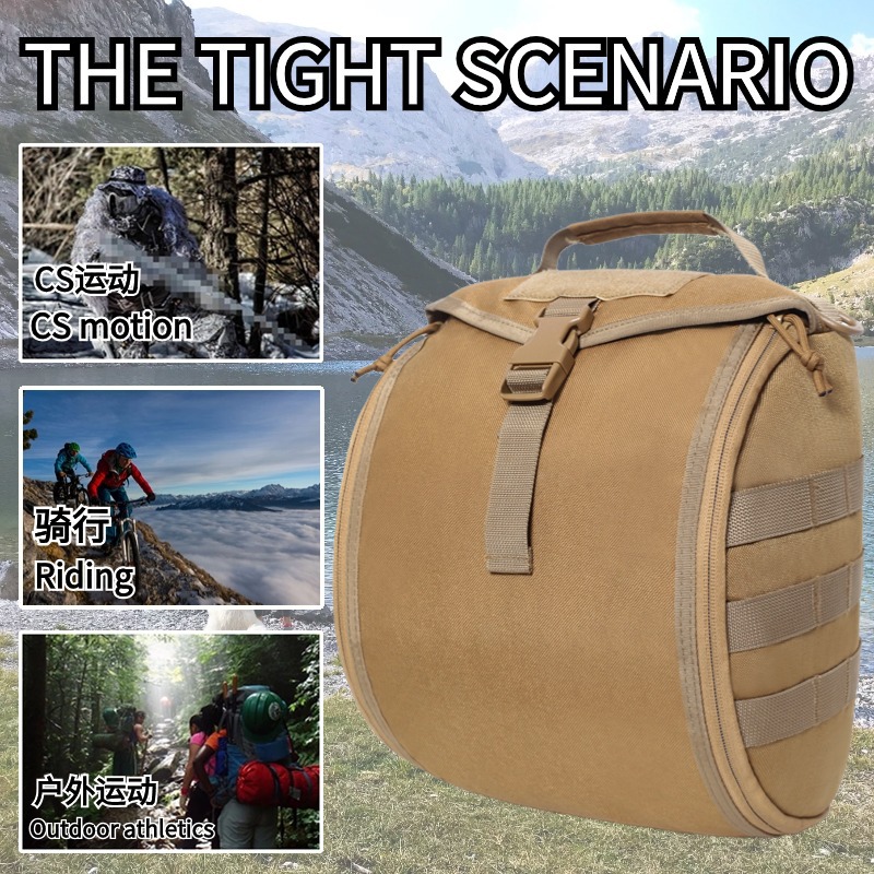 Accesorios de montaje MOLLE para deportes al aire libre, botiquín de primeros auxilios, bolsa táctica de camuflaje para casco, bolsa táctica de camuflaje.