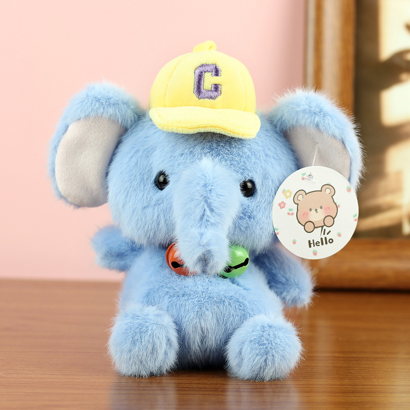 Mesa de palma con muñecas de peluche elefante pequeño mapache muñeca lindo dinosaurio pingüino acompañado juguetes para niños tranquilizadores image 9