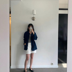 现货 2025秋季新款韩版not*ing written休闲翻领单排扣亚麻外套女