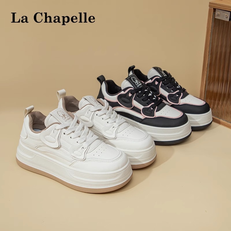 Thick-soled small white shoes women 2024 spring new style all kinds of small board shoes to increase Korean casual women's shoes sports shoes