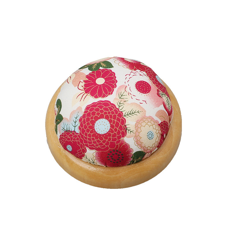 Tela de costura Herramienta de aguja de almacenamiento de bricolaje hecha a mano Bolsa de inserción de aguja de fondo de madera Bolsa de inserción de aguja Bolsa de inserción de aguja