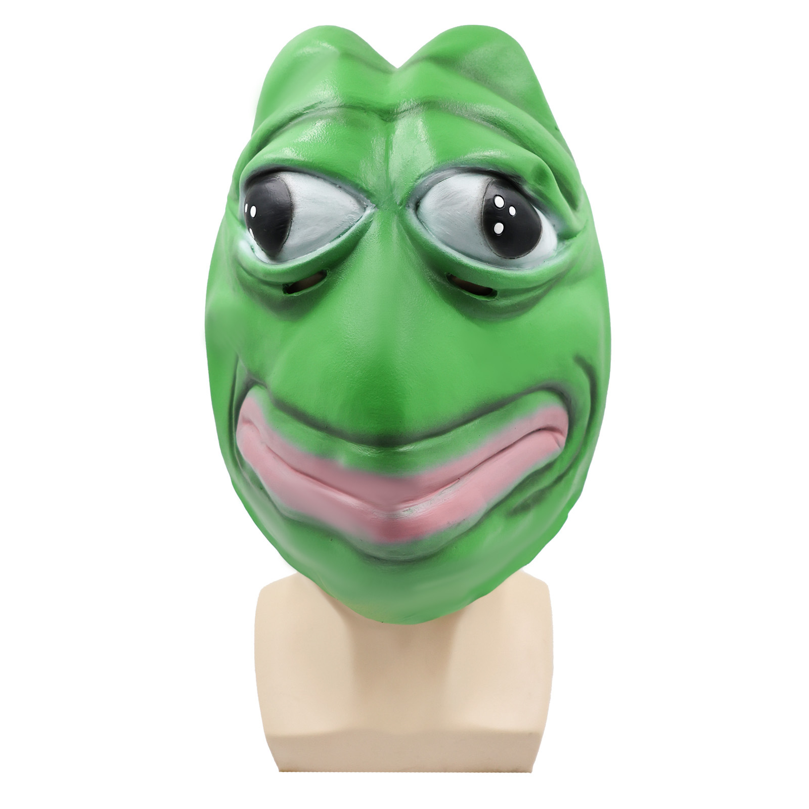 Máscara de látex de bestia divina parodia de celebridad, tocado de animal para accesorios de Halloween y transmisión en vivo, venta directa de fábrica