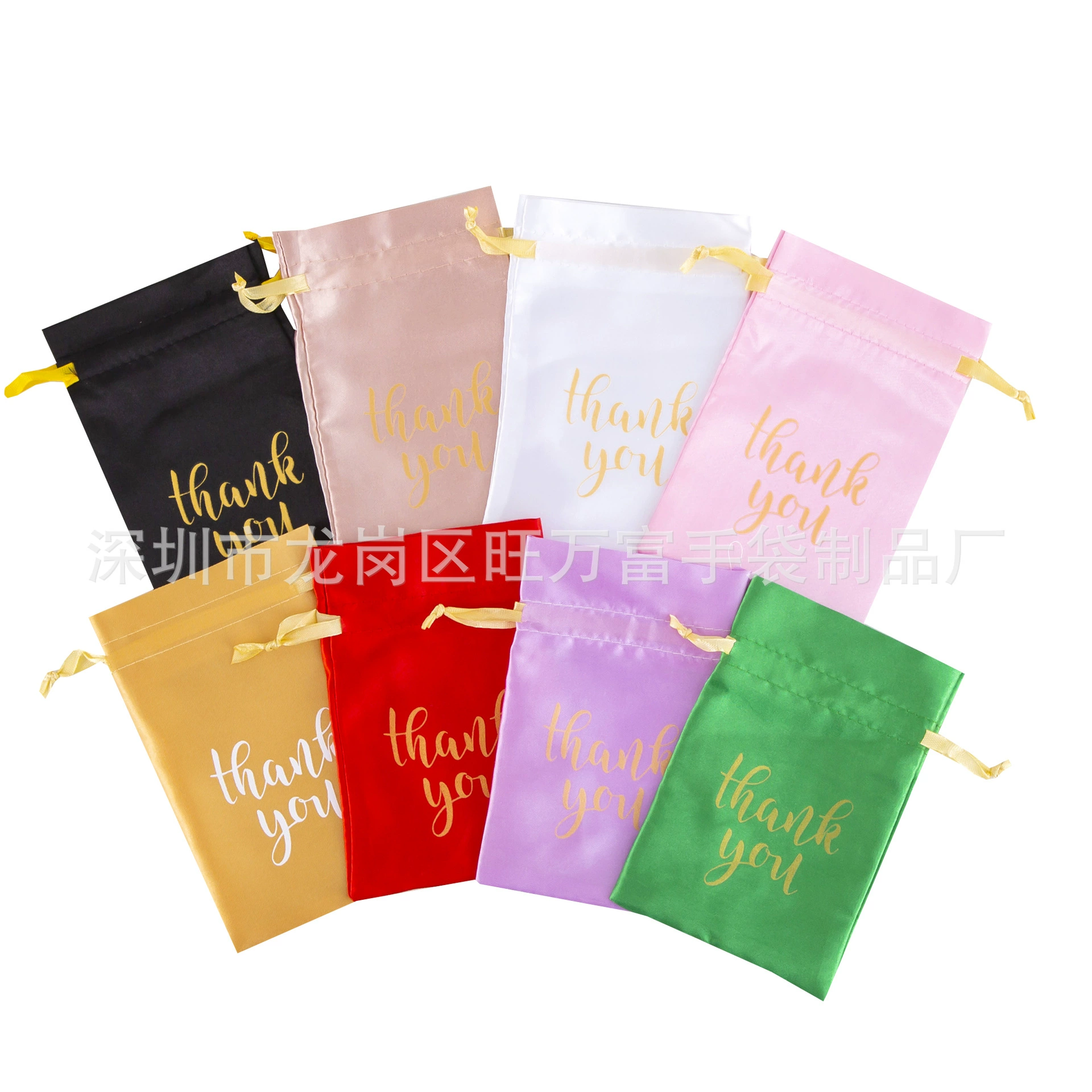 В наличии поставки атласа подарок шнурок мешок Рождество упаковка хранения ювелирных изделий небольшой мешок партии упаковывая мешок