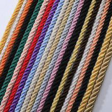 厂家定 制三股金葱扭绳编织绳服装饰品辅料礼盒编织手提绳