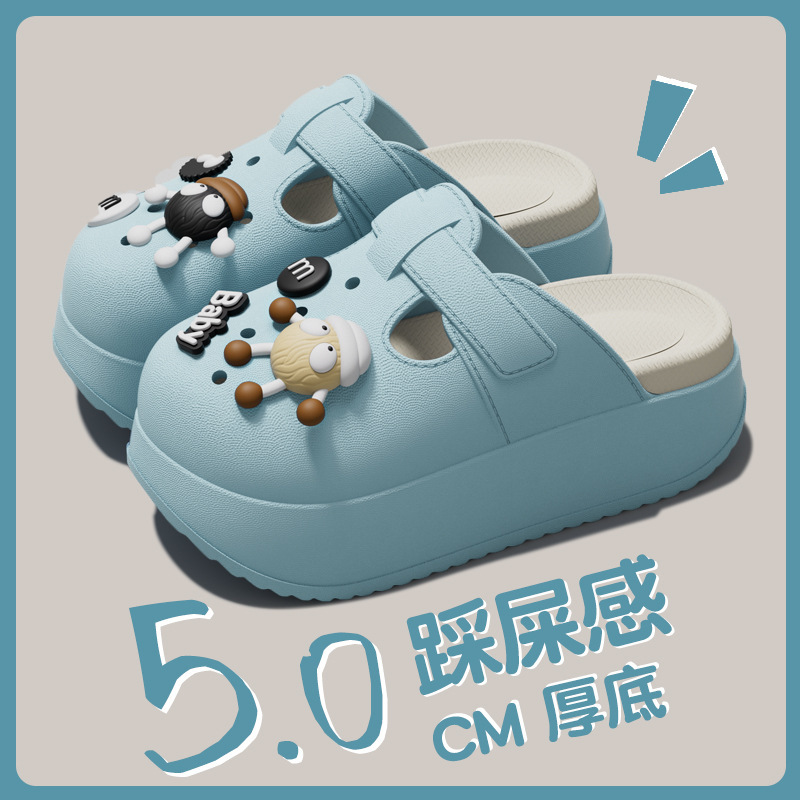 Women's Clogs, Sandals, Outdoor Wear, Water-Resistant, Non-Slip, Odor-Resistant, Bathroom, Home, Foreign Trade, Cross-Border, Eva Toys