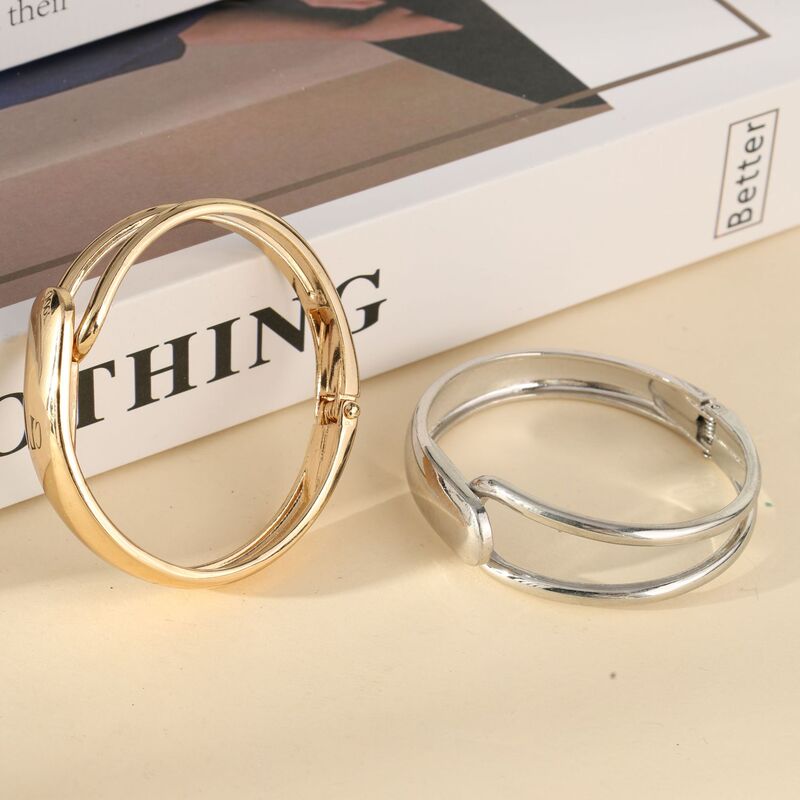 Cross-Border Fashion Luxury Multi-Layered Water Drop Bracelet Personalized Exaggerated Geometric Luxury Elegant Bracelet