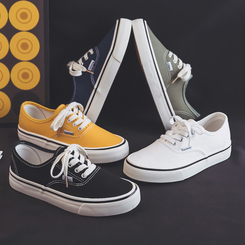 Zapatos de lona multicolores clásicos pareja puede personalizar logotipo F01