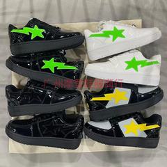 BAPESTA SK8 DUNK パテントレザー 初年度 4色 ストリートトレンド バイブ ローカット カジュアル スポーツシューズ スニーカー
