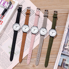 Student Party Exam Watch for Girls, Middle and High School Students, Mori Style Korean Version, Simple and Elegant, Small Strap Digital Quartz Watch