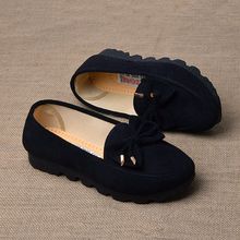 老北京布鞋女工作鞋新款正品平底酒店软底防臭上班鞋蝴蝶结妈妈鞋