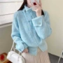 新款跨境翻领秋冬开衫