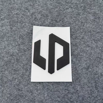 Black Warrior Decorative Sticker Front — Car logo - standard-black-cover-with-a-mark