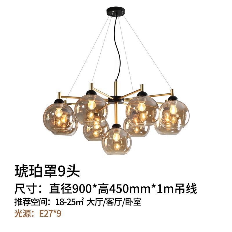 Luz de lujo sala de estar lámpara moderna creativa café Hotel habitación Tienda ropa tienda decoración lámparas una generación