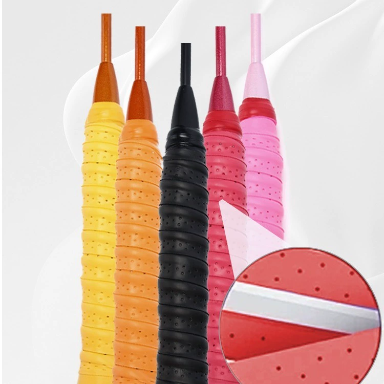 Ракетка для бадминтона удочка двухцветного киля из нескользящего ручного клея