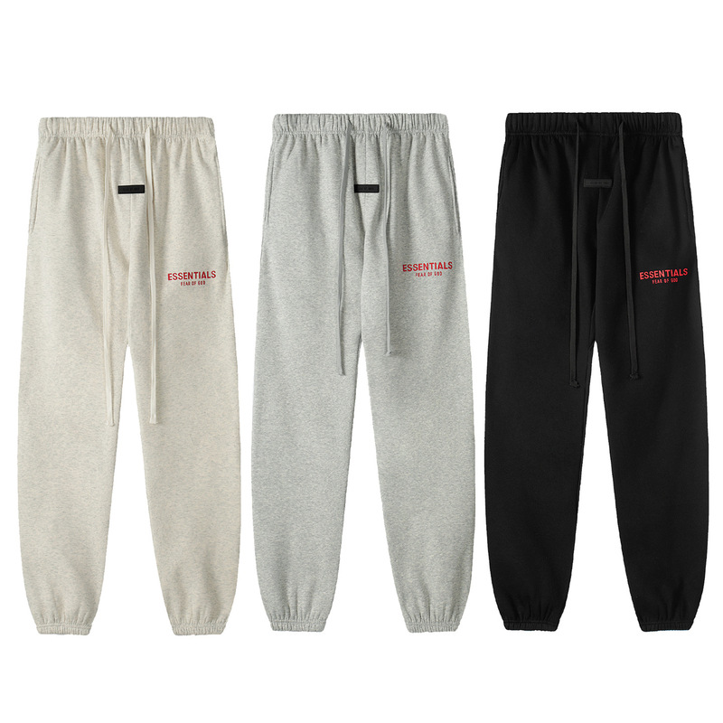 American Trendy Brand Fog New Letter Essential Fleece-Lined Casual Sweatpants for Men and Women, High Street Style, One-Piece Drop Shipping American Trendy Brand Fog New Letter Essential Fleece-Lined Casual Sweatpants for Men and Women, High Street Style, One-Piece Drop Shipping