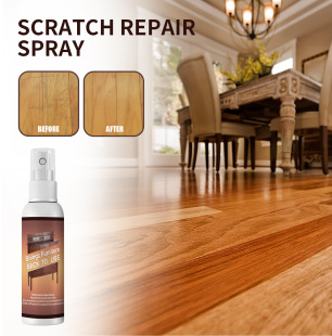 Jue-Fish Scratch Repair Spray Furniture Wooden Floor Cleaning Renovation Paint Brightening Scratch Repair Wax