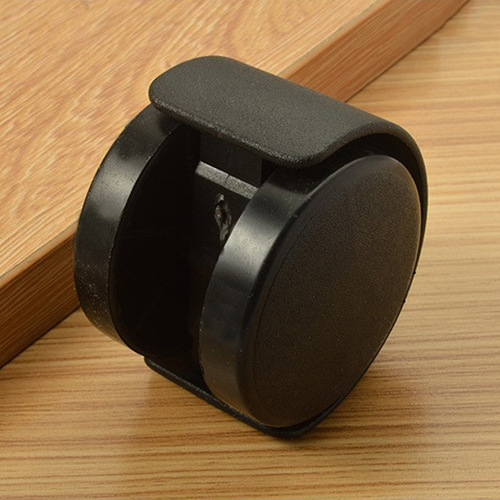 Minggu wholesale 1.5 inch M8 screw rod swivel caster plastic nylon screw thread office furniture wheel