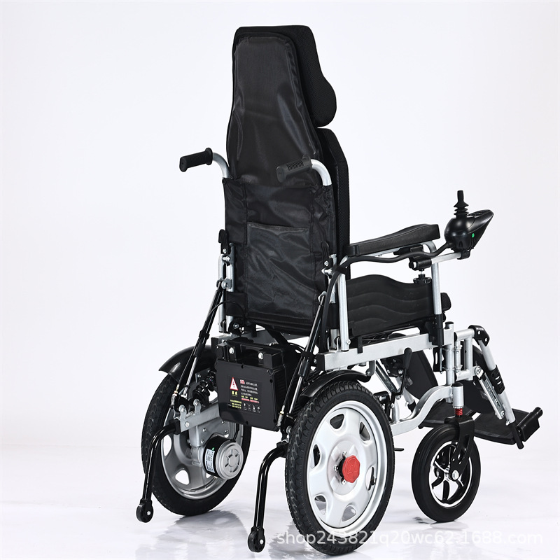 Customized Electric Wheelchair Manufacturer's Automatic Intelligent 24V Foldable Four-Wheel Vehicle for Disabled and Elderly People
