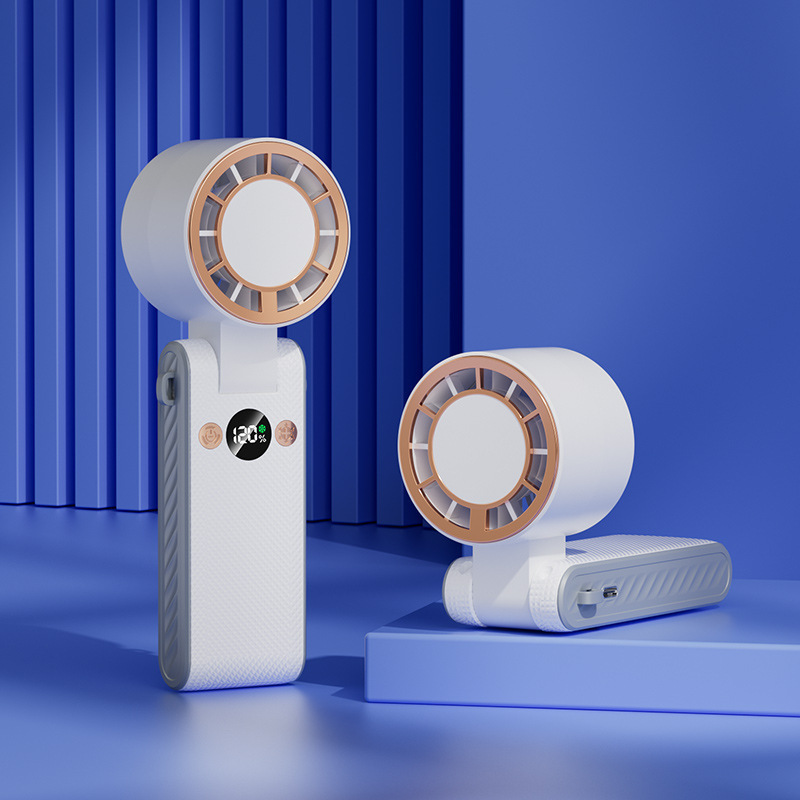 2025 新 120 ギア高速ハンドヘルドファン USB 充電タービン半導体屋外氷冷却小型ファン|undefined