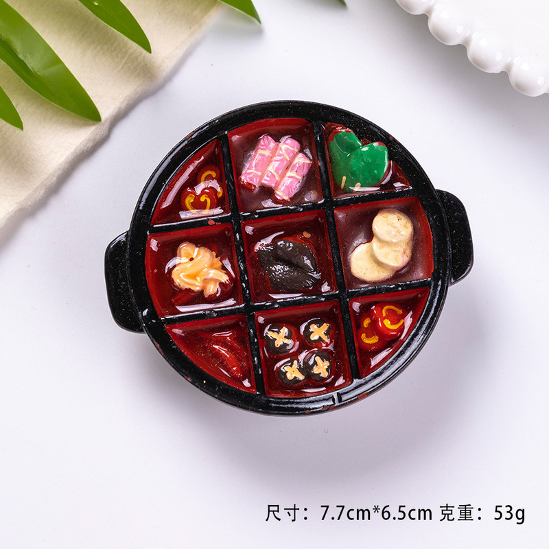 重庆火锅冰箱贴旅游纪念品中国地方菜系食玩冰箱贴对对碰盲袋批发|undefined